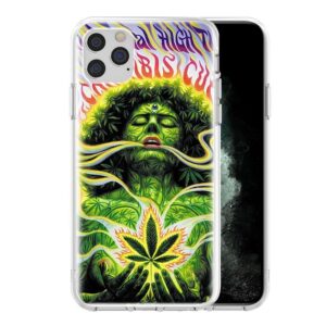 Green Cannabis Club Woman All-Time High iPhone 12 Case