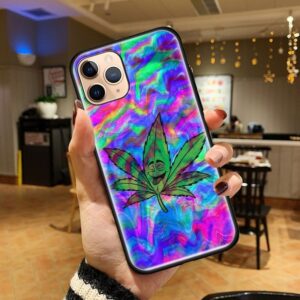 Happy High Cannabis Leaf iPhone 12 (Mini, Pro & Pro Max) Case