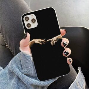 Michelangelo Pass The Weed Bud Black iPhone 12 Cover
