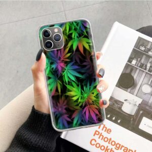 Multi-Color Weed Splash iPhone 12 (Mini, Pro & Pro Max) Case