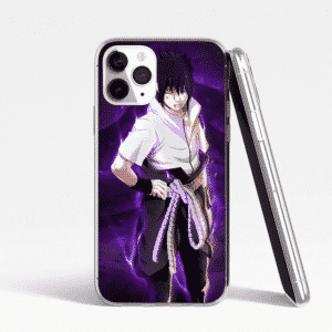Sasuke Purple Demon Aura iPhone 12 (Mini, Pro & Pro Max) Case