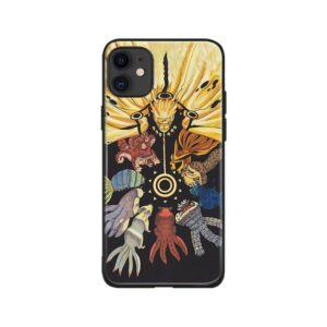 Tailed Beasts With Naruto Sage of Six Paths iPhone 12 Case