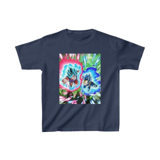 DBZ Goku Vegeta Super Saiyan Blue Cool Kids T-shirt