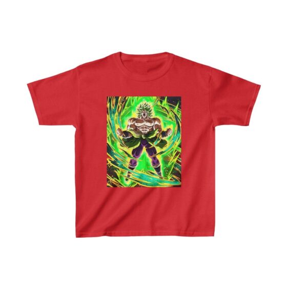Dragon Ball Z Broly Charged Up Dokkan Art Kids T-shirt