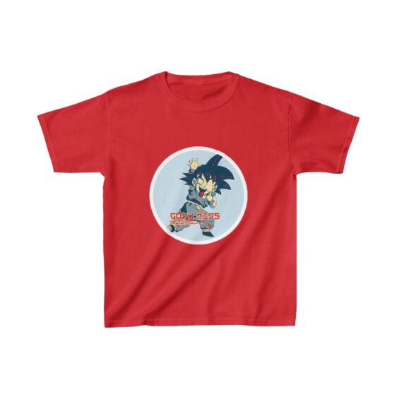 Dragon Ball Z Adorable Cute Goku Naughty Face Kids T-shirt