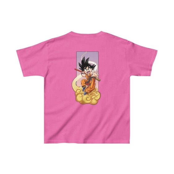 Dragon Ball Kid Goku Flying Nimbus Attack Cool Kids T-shirt
