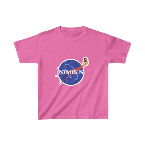 Dragon Ball Z Kid Goku Flying Nimbus NASA Parody Kids T-shirt