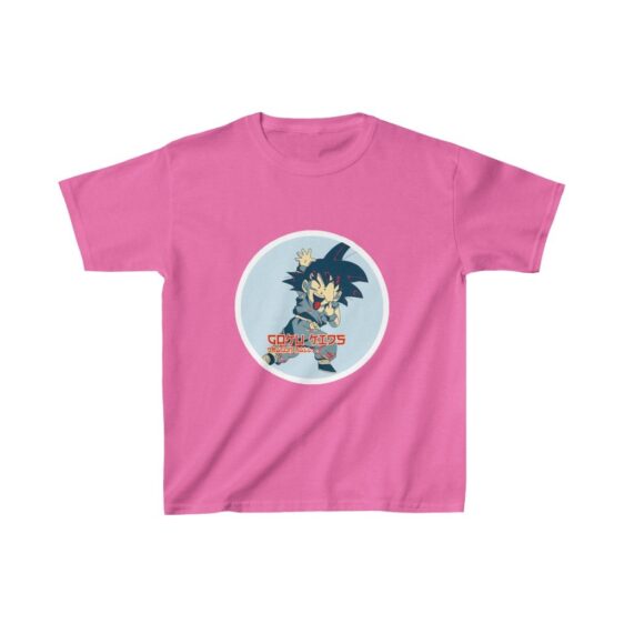 Dragon Ball Z Adorable Cute Goku Naughty Face Kids T-shirt