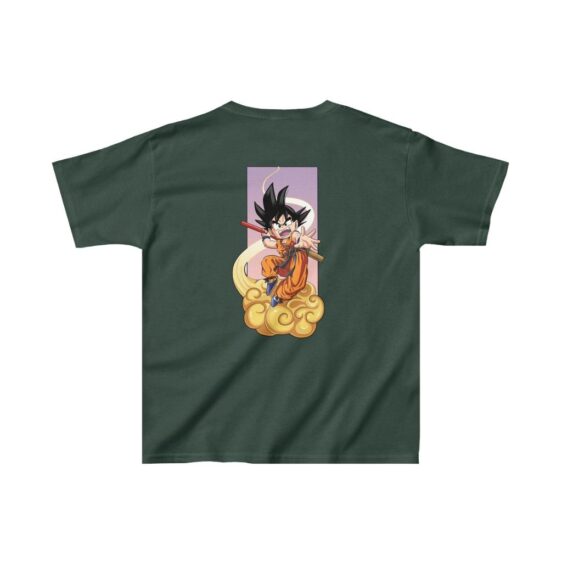 Dragon Ball Kid Goku Flying Nimbus Attack Cool Kids T-shirt