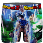 DBZ Goku Back Pose Awesome Ultra Instinct Men's Brief
