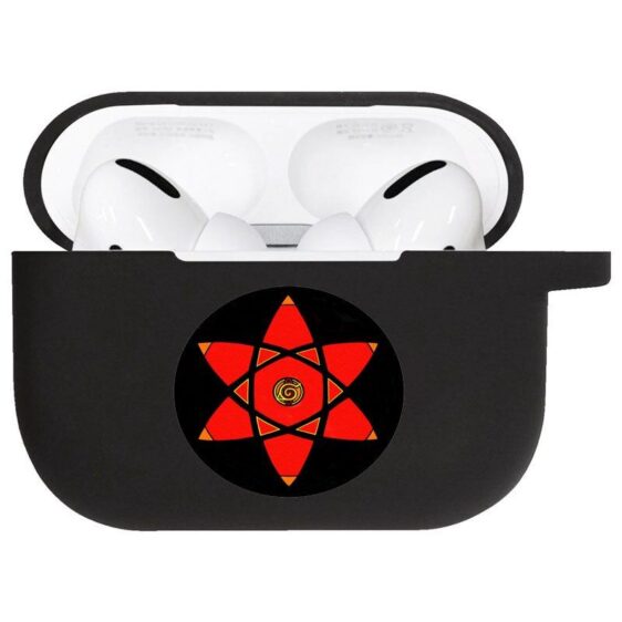 Red & Black Mangekyou Sharingan Eye Airpods Pro Case
