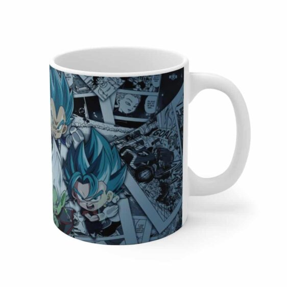 DBZ Chibi Goku Vegeta Zamasu Trunks Vegito Cool Coffee Mug
