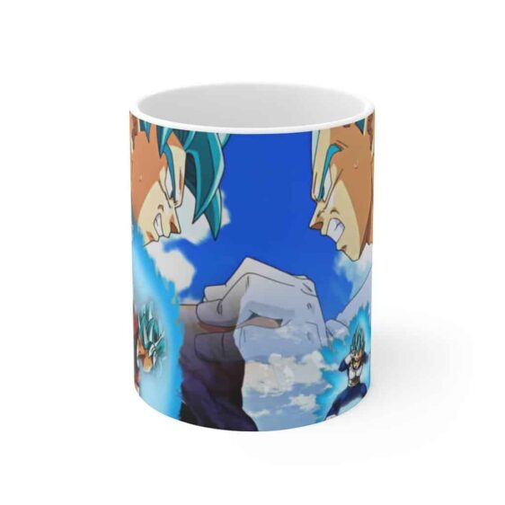 DBZ Super Saiyan Blue Goku & Vegeta Battle Awesome Coffee Mug