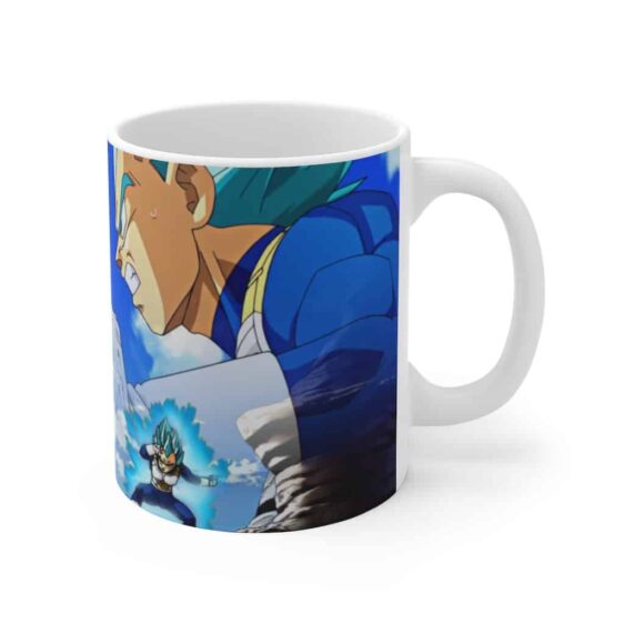 DBZ Super Saiyan Blue Goku & Vegeta Battle Awesome Coffee Mug