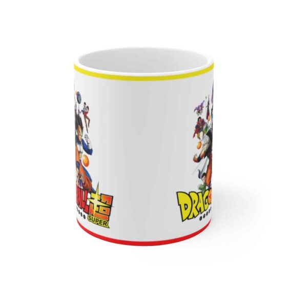 Dragon Ball Super Main Characters Awesome White Ceramic Mug