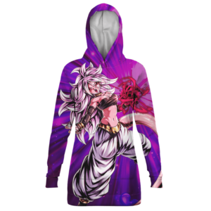 Dragon Ball Legends Evil Android 21 All Over Print Hoodie Dress