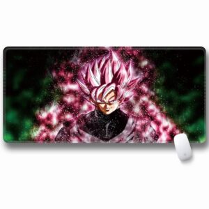 Dragon Ball Z Super Saiyan Goku Black Rose Large Mouse Pad