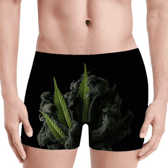 Realistic Cannabis Artwork 420 Marijuana Hemp Men's Underwear