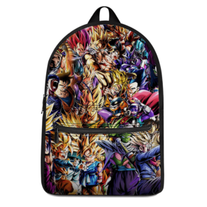 Dragon Ball Super Family Of Characters Fantastic Canvas Backpack