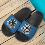 Dragon Ball Z Capsule Corp Blue Awesome Slide Sandals