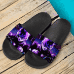 Dragon Ball Z Hit The Hitman Awesome Purple Slide Slippers