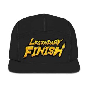 Dragon Ball Legends Legendary Finish Minimalist Black 5 Panel Hat