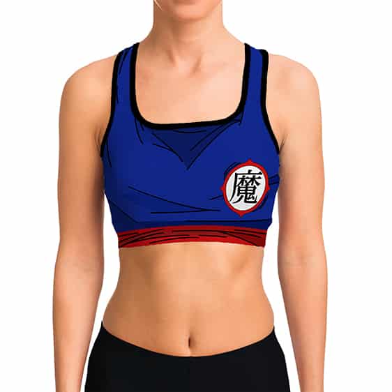 Piccolo Kanji Cosplay Detailed DBZ Cool Awesome Sports Bra