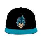 Dragon Ball Super Vegeta SSGSS Black Blue Snapback Cap