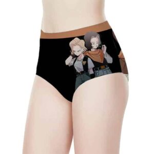 Dragon Ball Z Android 18 And 17 Women's High-Waist Underwear