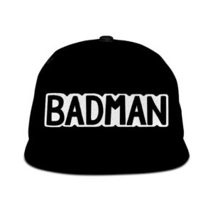 Dragon Ball Z Badman Awesome Black Snapback Hat