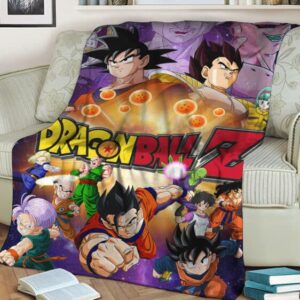 Best Dragon Ball Z Throw Blankets Goku Vegeta Trunks