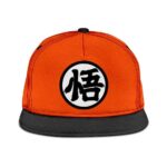 Dragon Ball Z Goku's Kanji Symbol Orange Black Snapback