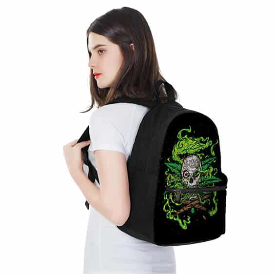 420 Skull Cannabis Weed Smoke Gnarly and Coolest Backpack