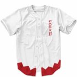 Seventh Hokage Naruto Uzumaki White Coat Cosplay Baseball Shirt