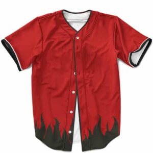 Sage Mode Naruto Uzumaki Costume Cosplay Red Baseball Shirt