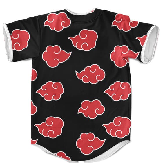 Akatsuki Clouds Supreme Pattern Black & Red MLB Baseball Uniform