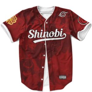 Dope Shinobi Kanji Symbol Red MLB Baseball Jersey
