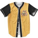 Simple And Cute Chibi Naruto With Kurama MLB Baseball Jersey
