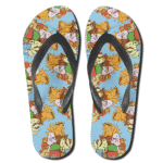 Chibi Jinchuriki Tailed Beasts Pattern Thong Sandals