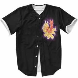 Kurama The Nine Tailed Fox Adorable Artwork Baseball Shirt