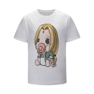 Baby Tsunade Senju Fifth Hokage White Kids T-Shirt