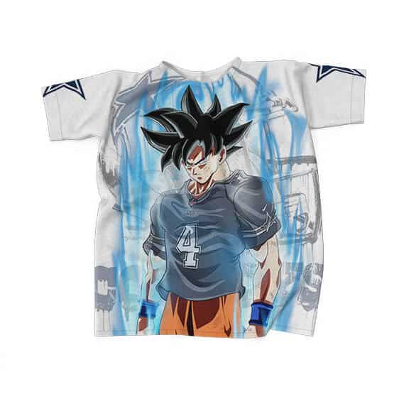 Awesome Goku Big Dallas Cowboy Inspired Artwork T-Shirt