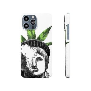 Liberty Smoking Weed Marijuana Crown Art Cool iPhone 13 Case