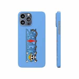 One Piece Anime Logo Light Blue iPhone 13 Fitted Cover