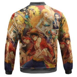 Stunning One Piece Pirate Characters Bomber Jacket